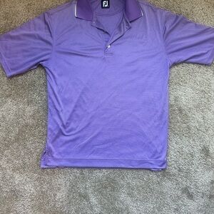 FootJoy Purple Performance golf Polo Shirt men’s size large